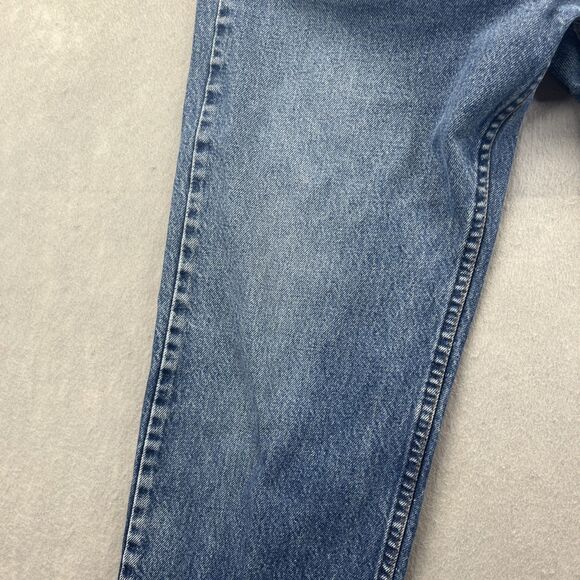 Levis 20505 0217 Jeans Mens 36x32 Denim Orange Tab Vintage 70s 80s USA Made 505 - Picture 6 of 16